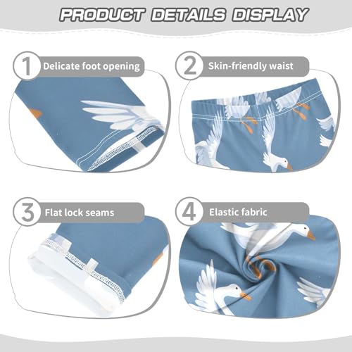 Bolaz Toddler Girls Leggings Printed Yoga Pants Leggings Geese Pattern for Kids3