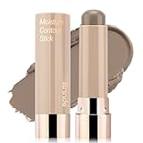 Erinde Cool Toned Contour Stick, Grey Nose Cream Contour for Fair Pale Light Olive Skin, Matte Bronzer Stick, Waterproof & Long Lasting Face Shaping Makeup, 9g Large Capacity, 01 Cool Gray Brown