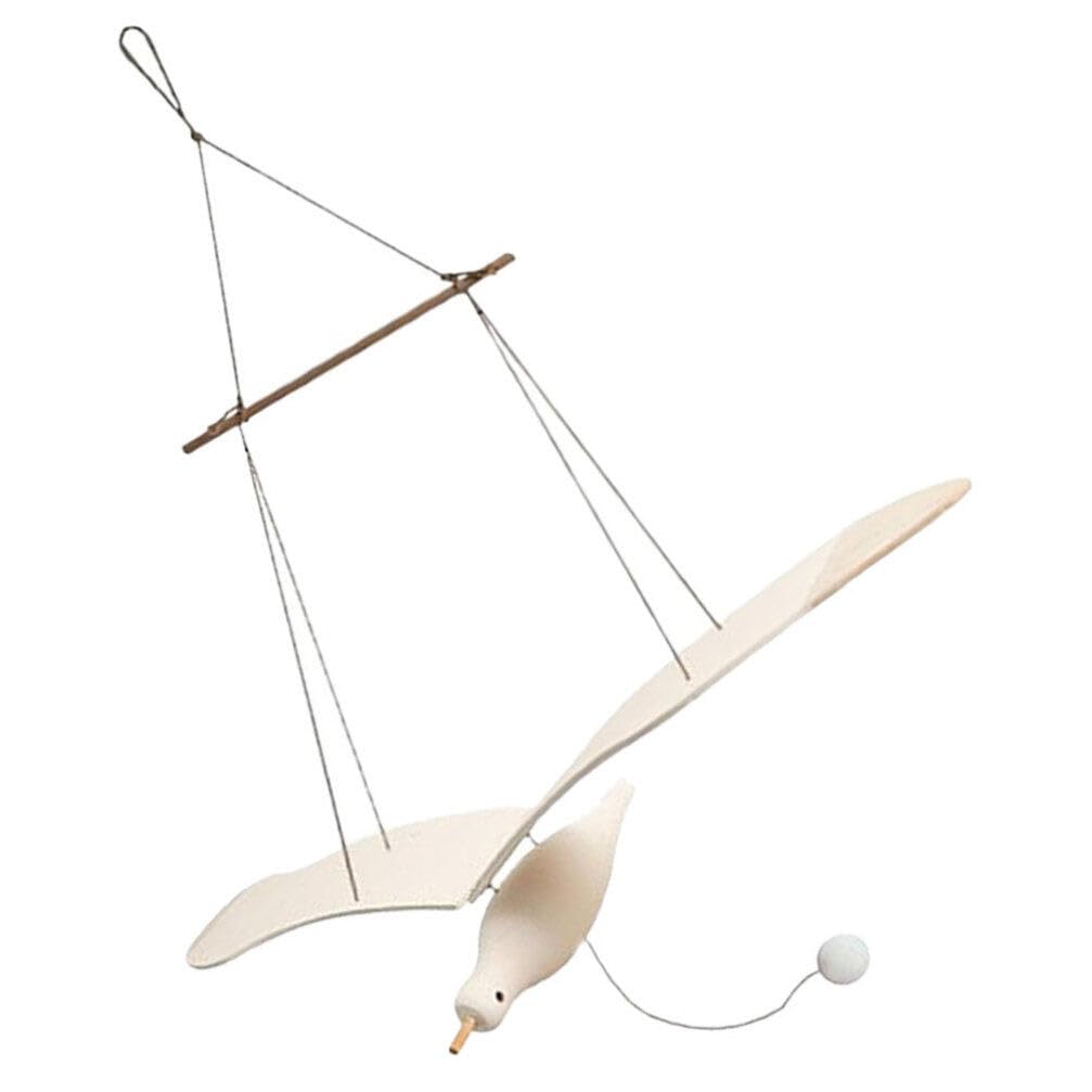 Alipis Wood Bird Hanging Pendant Nordic Wall Decor for Bedroom Living Room Kitchen Nursery Unique Craft Decoration Beautiful Colors and Versatile Design for Home Ornamentation