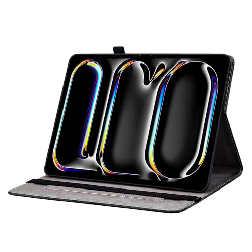 Étui rabat cuir iPad Air 11 M4 2026 housse de protection lotus