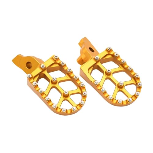 Repose-pieds moto Suzuki RMZ250/450 pèdale or