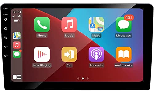 Image of AUTO SNAP 9 Inches 22cm Android 12 Gorilla Glass Wireless Car Play IPS Display Car Stereo with 2GB RAM /16 GB ROM Android Auto Quad core IPS Capacitive Touch Panel with Gorilla Glass /WiFi /GPS /Steering