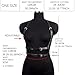 Dicosky Adjustable Men's Bondage Harness,PU Leather Chest Strap Suspenders for BDSM,SM Fetish,Gothic Stage Performance,Punk Clubwear&Gay Cosplay Costume Valentine's Day