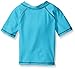 Kanu Surf Big Girls Jade UPF 50+ Sun Protective Rashguard Swim Shirt, Alexa Aqua, X-Large (14/16)