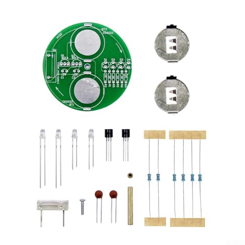 Kit de soudure électronique à faire soi-même pour débutants avec étiquetage PCB et matériaux sûrs pour maîtriser les techniques de soudure de base et...
