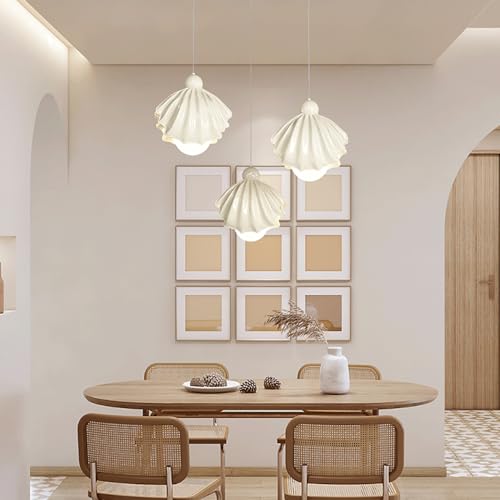 Lámpara colgante de concha de dibujos animados para iluminación interior 4