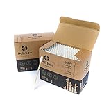 Bastoncillos de Oidos de Bambu y Algodon Organico de Bali Boo | Pack de 200 | Bastoncillos ecologicos y biodegradables de bambu y algodon organico | Palillos para limpieza de oidos | 100% sostenibles