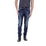 Modell: Tepphar Waschung: 0844T_Stretch Material: 92% Baumwolle / 6% Polyester / 2% Elasthan Schnitt: Slim Carrot Details Trendige Jeans aus der Diesel Kollektion Mit 5 logogeprägten Knöpfen zu schließen 5-Pocket-Jeans Am Münzgeldfach, sowie an der rechten Gesäßtasche das Logo