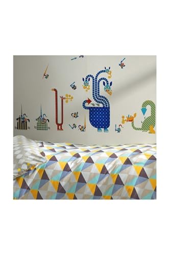 DJECO - Luftballons, DJECOStickers Drachen, mehrfarbig (12)