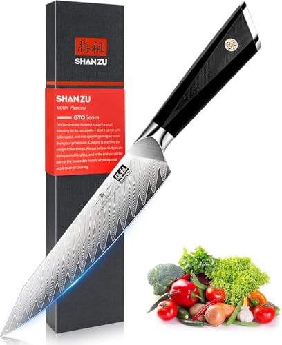 SHAN ZU Damascus Chef Knife 15 cm