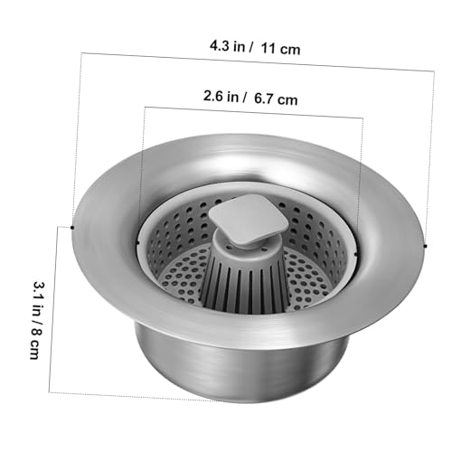 Colador para fregadero de cocina con drenaje fácil miniatura 2