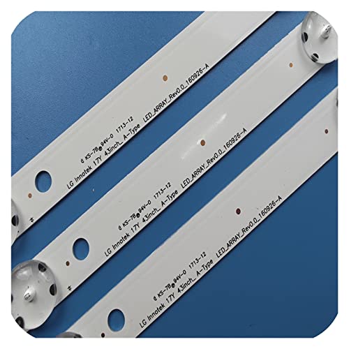 HASGTFM 8 3cm LED Strip för LG TV-modeller 43 tum