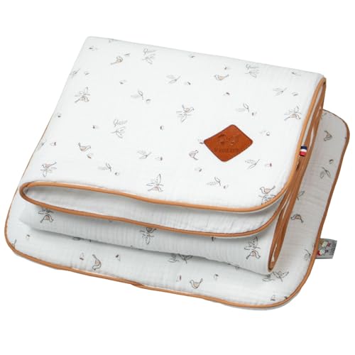 Ensemble coussin et couverture pour berceau et couffin Melody 50x70