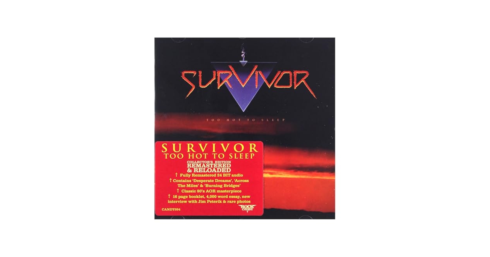 SURVIVOR/TOO HOT TO SLEEP メロハー リマスター Survivor – Too Hot To Sleep | Releases | Discogs