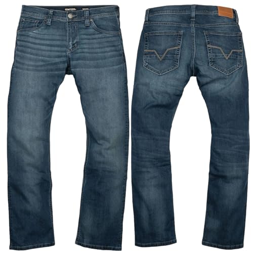 Howitzer Style Men's Denim Jean Patriot Parachute Military Grunt 34" Inseam 33X34 Howitzer Style Men's Denim Jean Patriot Parachute Military Grunt 34" Inseam 33X34