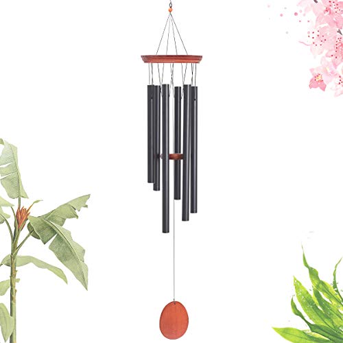 Z&L House Outdoor Large Deep Tone Wind Chimes, Wind Chimes is Made of Aluminum and Wood Γ―ΒΌΕ36.6 Wind Chime Outdoor, 6 Tuned Tubes, Elegant Chime for Garden Patio Balcony and Home Matte Z&L House Outdoor Large Deep Tone Wind Chimes, Wind Chimes is Made of Aluminum and Wood Γ―ΒΌΕ36.6" Wind Chime Outdoor, 6 Tuned Tubes, Elegant Chime for Garden Patio Balcony and Home Matte