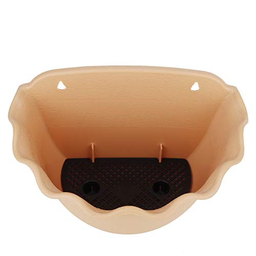 Wall Mount Plant Holder, Plastic Large Wall Hanging Planters Pot Flower Pot Balcony Storage Garden Basket Decoration for Indoor Plants