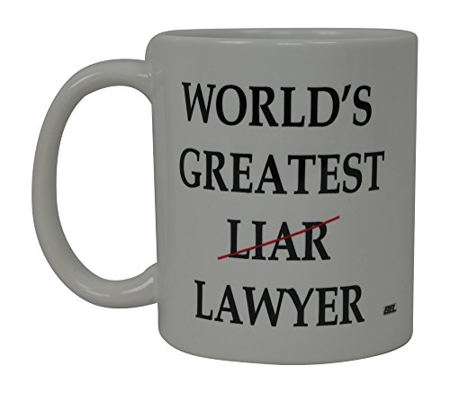 Funny Coffee Mug Wolds Greatest Liar Lawyer Attorney Novelty Cup Great Gift Idea