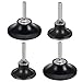 4 Pack 2", 3" Disc Pad Holder with 1/4" Shank for Roloc, Polishing Round Rotating Tools, Ancirs