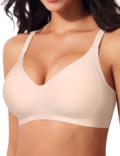 Bras for Women Wireless Supportive Seamless No Underwire Bras Full Coverage Comfortable Everyday Bra