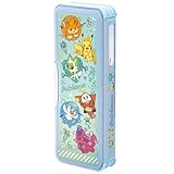 ショウワノート ポケットモンスター 筆箱 ホログラムふでばこ 両面開き キラキラ カラフルポップ 水色 487729002