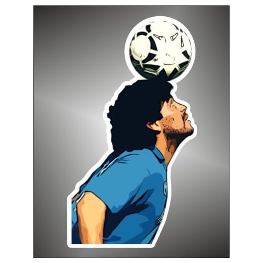 Graphic-Lab - Adhesivo Diego Armando Maradona Nápoles Argentina Fútbol
