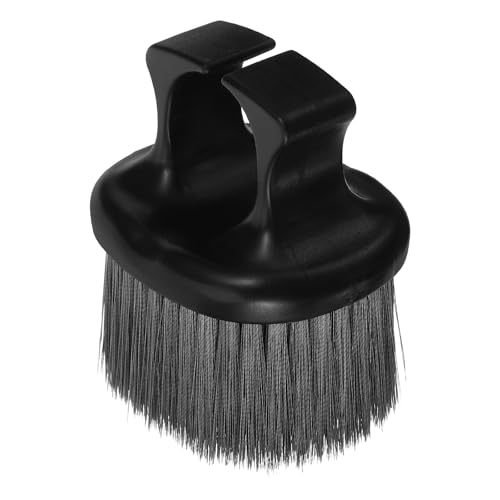 Toyvian Cepillo para Cortar el Pelo Negro Cepillo para Limpieza de Cuello Accesorio de Barbería Compacto para Uso en Salón y Hogar Herramienta Práctica para Eliminar Restos de Cabello