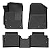 Husky Liners ? Weatherbeater | Fits 2019 - 2023 Kia Forte - Front & 2nd Row Liner - Black - 3 Pc. | 95261