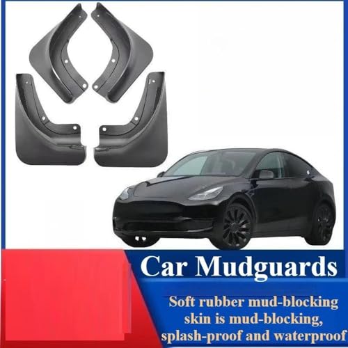 Bavettes de protection Tesla Model Y design d'origine discret - 5