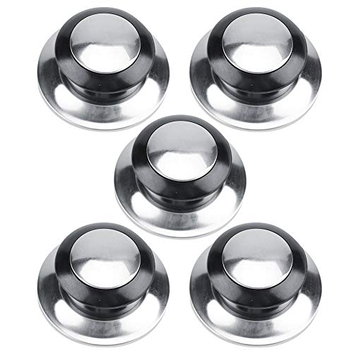 Nikou Pot Lid Knob - 5Pcs Heat-Resistant Pot Pan Lids Knob Lifting Handle Home Kitchen Cookware Replacement Parts
