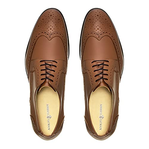 Image of Leather Classic /Formal Shoes Oxfords Derby Brogue Barceo