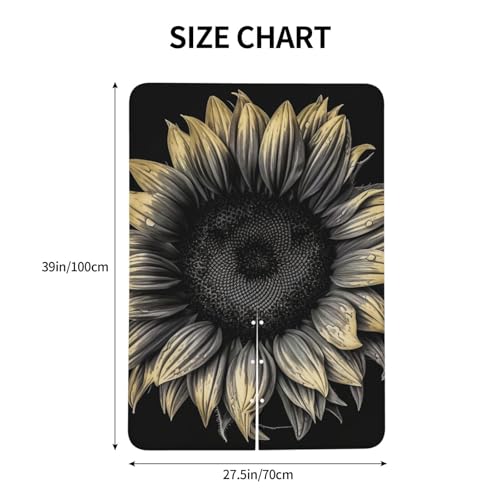 Housse de siège auto bébé tournesol et canopée de poussette multi-usage - 5