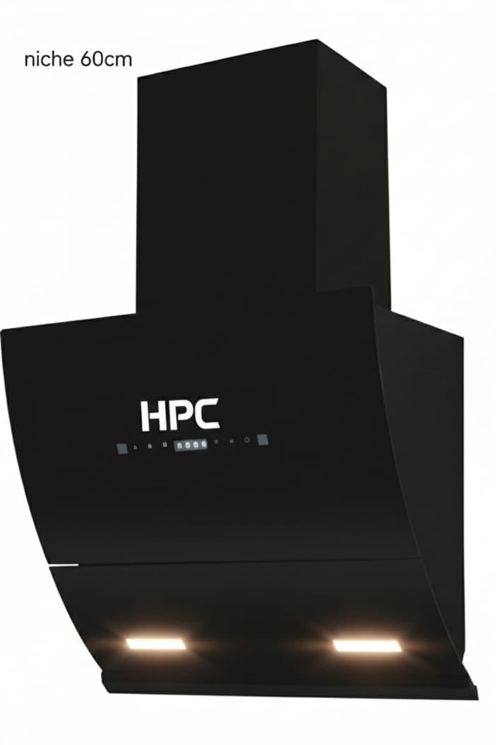 HPC 90cm Auto Clean Chimney Motion Sensor Black 1300 CMH Kitchen Exhaust Fan-image-19