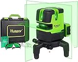 HERRAMIENTA LÁSER MULTI-LÍNEA EFICIENTE: HERRAMIENTA LÁSER MULTI-LÍNEA EFICIENTE: El nivel láser multilínea Huepar NT411G proyecta una línea horizontal, cuatro líneas verticales más el punto de plomada hacia abajo, para nivelar, alinear aplicaciones de plomada y escuadra. Los usuarios pueden presionar brevemente H y V para cambiar las líneas láser, las líneas verticales se cruzan en ángulos de 90 ° en el techo, formando el punto hacia arriba para dividir las superficies en ángulo recto.