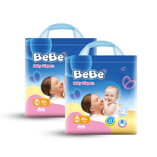 92% Off – BeBe Baby Dry Care Diaper Pack of 2( 160 pieces) At Rs.185