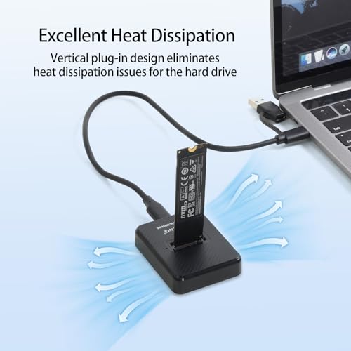 ELUTENG M.2 NVMe SSD Docking Station USB-C & USB-A miniatura 4