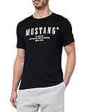 MUSTANG Herren Alex C Print T-Shirt, Black Beauty 4185, XL