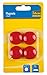 Produktbild Idena 377031 - Magnete, 4 Stück, Durchmesser 30 mm, rund, Stärke 11 mm, rot