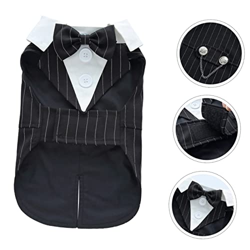 Traje de Esmoquin para Perro BESPORTBLE XL Negro miniatura 5