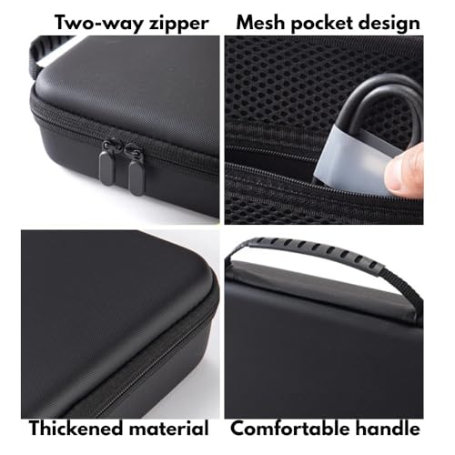 Image of TEKTONIC for Osmo Action 3 Carrying Case for DJI OSMO Action 3 /Action 4 /5Pro /6 Camera, Hard Shell Bag Storage Bag with Shoulder Strap Travel Case for DJI OSMO Action 3 /4 /5pro Camera
