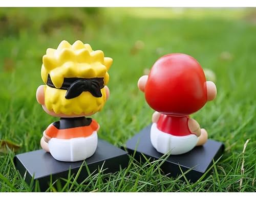 Image of Augen Plastic Super Hero Naruto Baby Action Figure Limited Edition Bobblehead with Mobile Holder for Car Dashboard, Office Desk & Study Table (Pack of 1)
