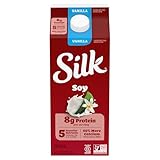 Silk Soy Milk, Vanilla, Dairy Free, Gluten Free, Vegan Milk with Vitamin D to Help Support Strong Bones, 64 FL OZ Half Gallon