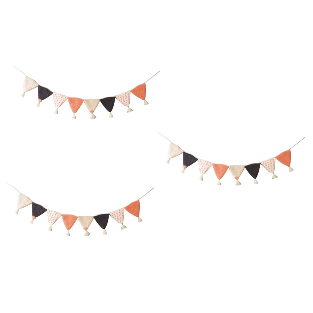 Drapeaux triangulaires en tissu pour décorer un anniversaire de d'enfant