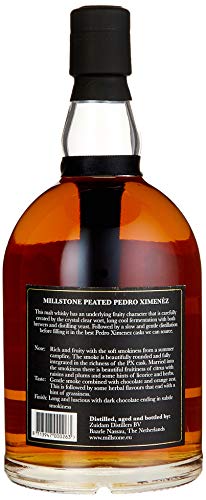 Zuidam Millstone Single Malt Whisky Peated PX Cask 0,7L – Bild 3