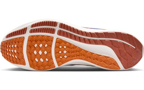 Nike Pegasus 40 Premium Men's Road Running Shoes (FQ7680-100, Coconut Milk/Burnt Sunrise/Safety Orange) Size 113