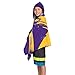 Northwest Minnesota Vikings NFL Cross Out Youth Hooded Micro Fiber Towel 22 x 51 Inches