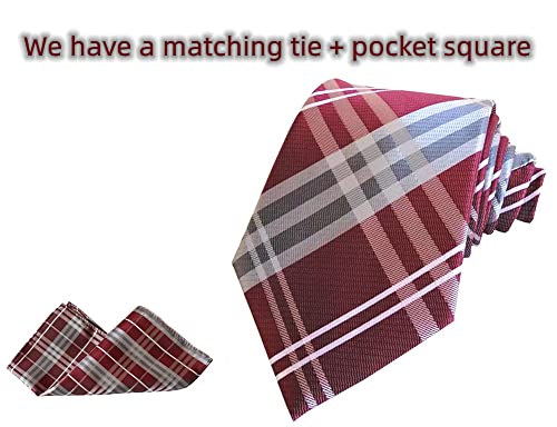 Triple M Plus Men's Burgundy Dress socks,One size fits most men; Sock Size 10-13.4