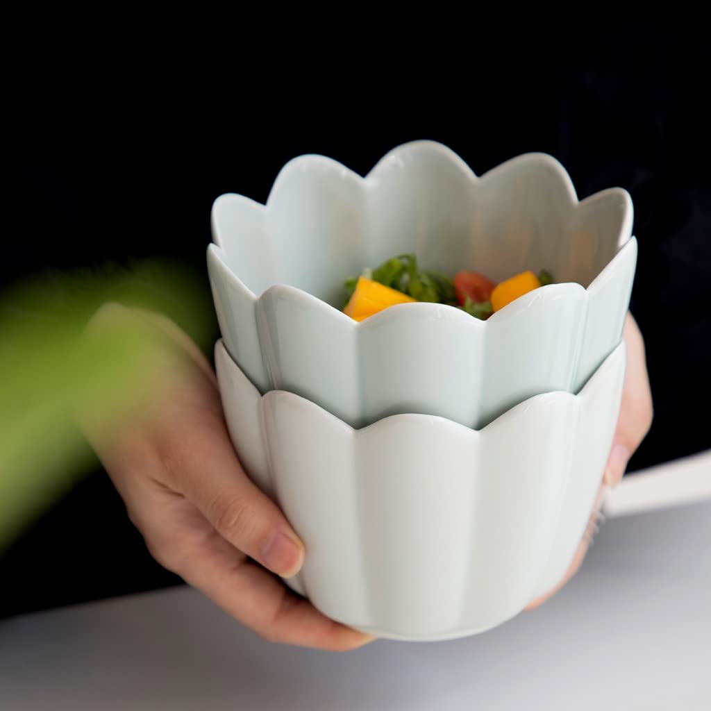 Tazón De Sopa Grande Para Ensaladeras Cuenco de cerámica de estilo chino for el hogar, cuenco for ensalada de frutas y avena, cuenco ligero de lujo for verduras, adecuado for frutas, sopas, Pasta Cuen