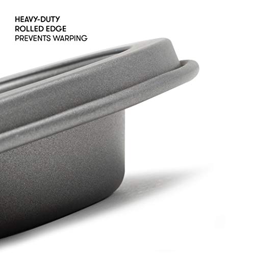 Cooking Light Heavy Duty Nonstick Bakeware Carbon Steel Mini Muffin Pan With Quick Release Coating, Manufactured Without Pfoa, Dishwasher Safe, Oven Safe, 24-Cup, Gray #TOP2