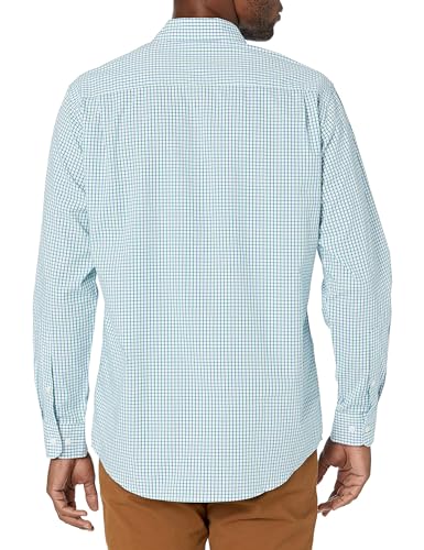 Image of Amazon Essentials Men's Regular-Fit Long-Sleeve Casual Poplin Shirt, Button Front, Business Casual, Collared